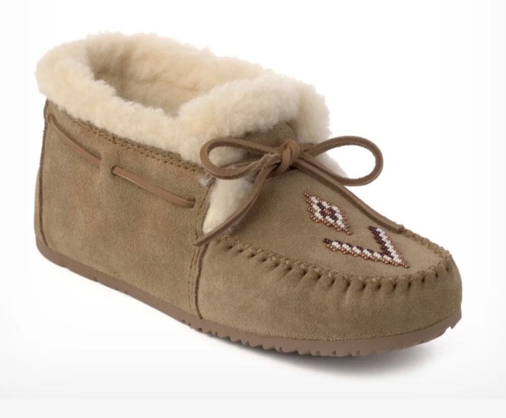 Manitobah Street Moccasin Mid Suede Leather Chêne Oak Women's L8